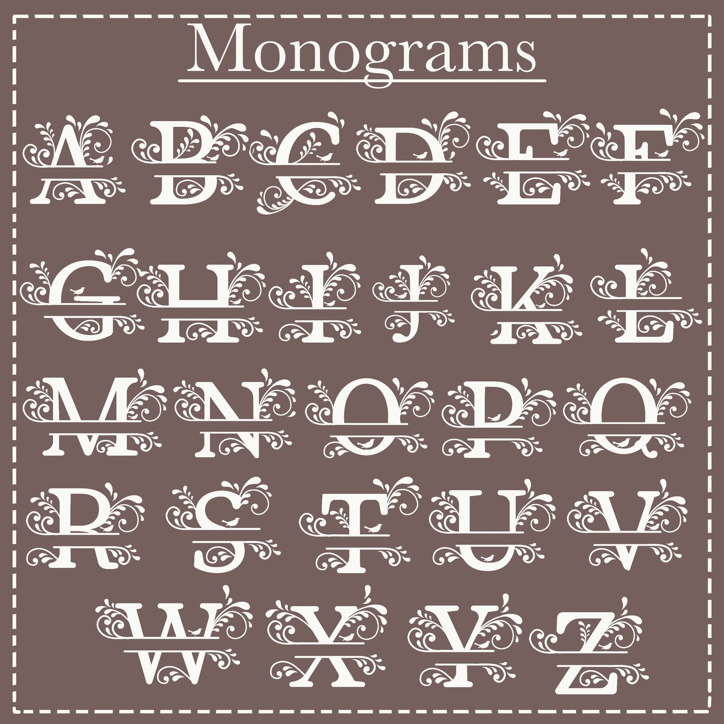 Monogram laser engraved whiskey glass