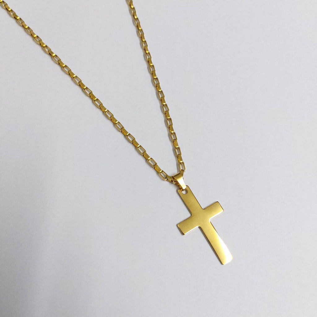 Cross necklace , gold cross necklace , Orthodox cross necklace , gold plated cross necklace , cross necklace women , cross pendant