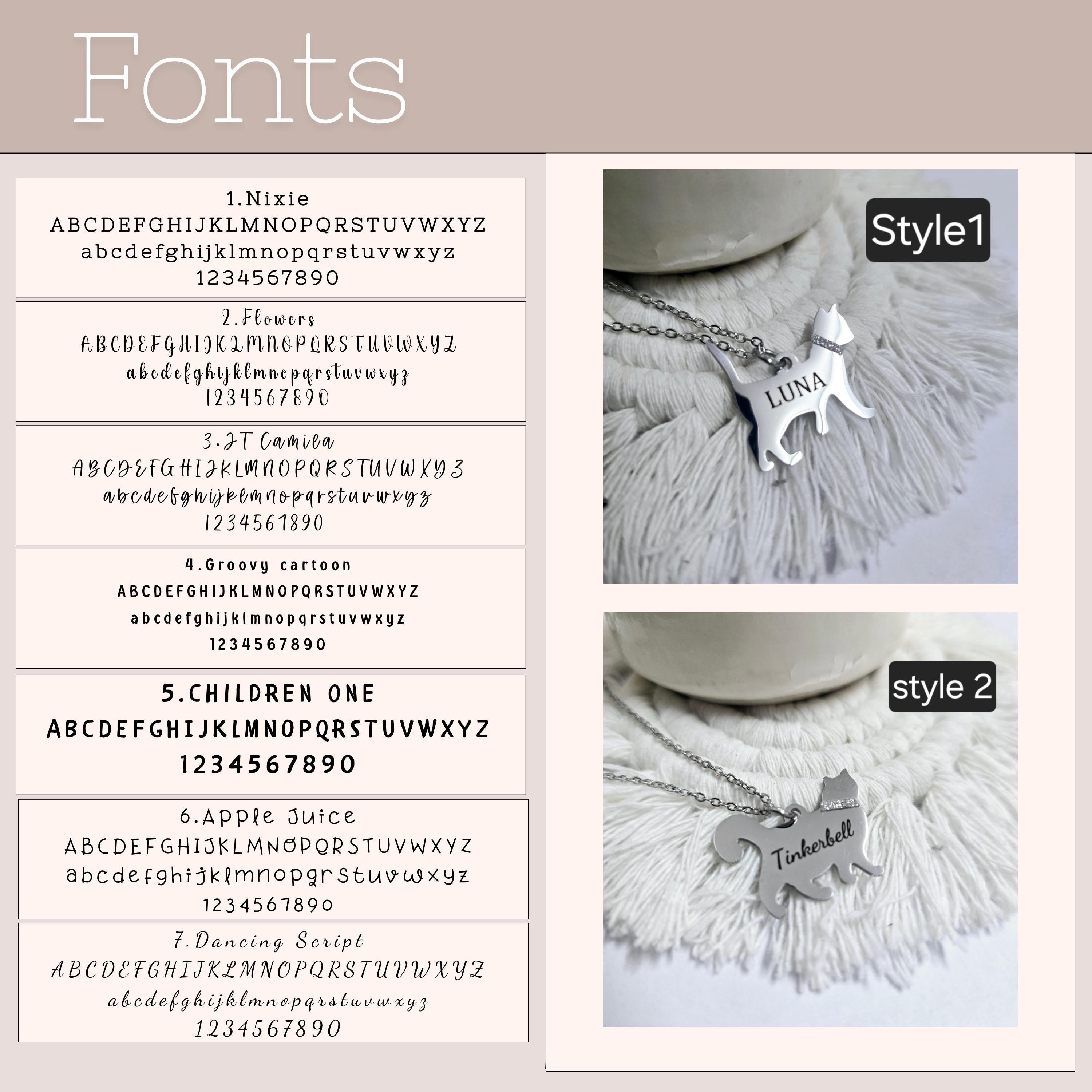 Cat loss Personalized Cat Necklace in Silver Stainless Steel , personalized Gift for Cat Lovers , Pet Loss Gift , Cat Mom keepsake gift