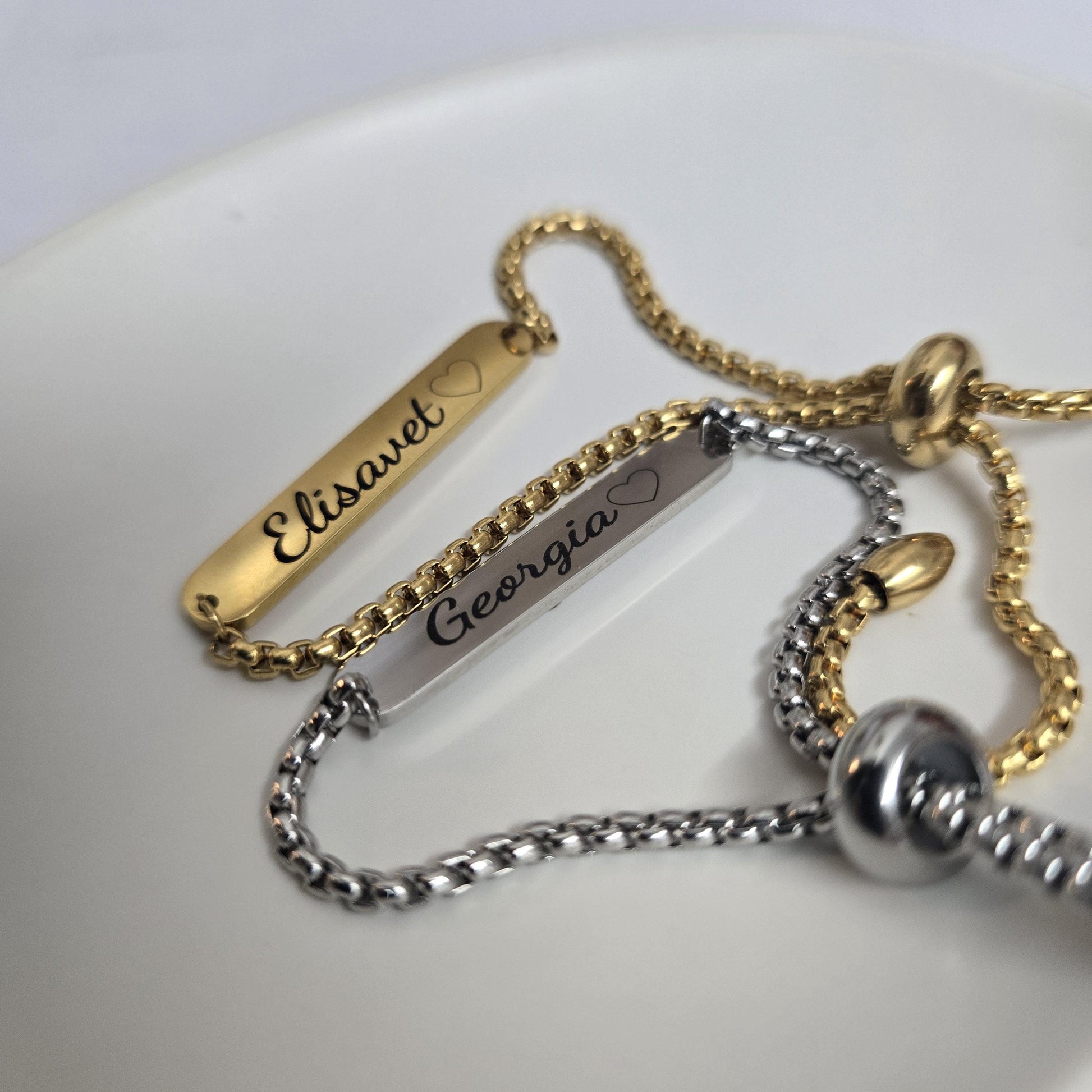 Personalized name Friendship Bracelet Engraved Adjustable , Sister Grandma Auntie Mama Gift Personalized , Morse Code memorial bracelet
