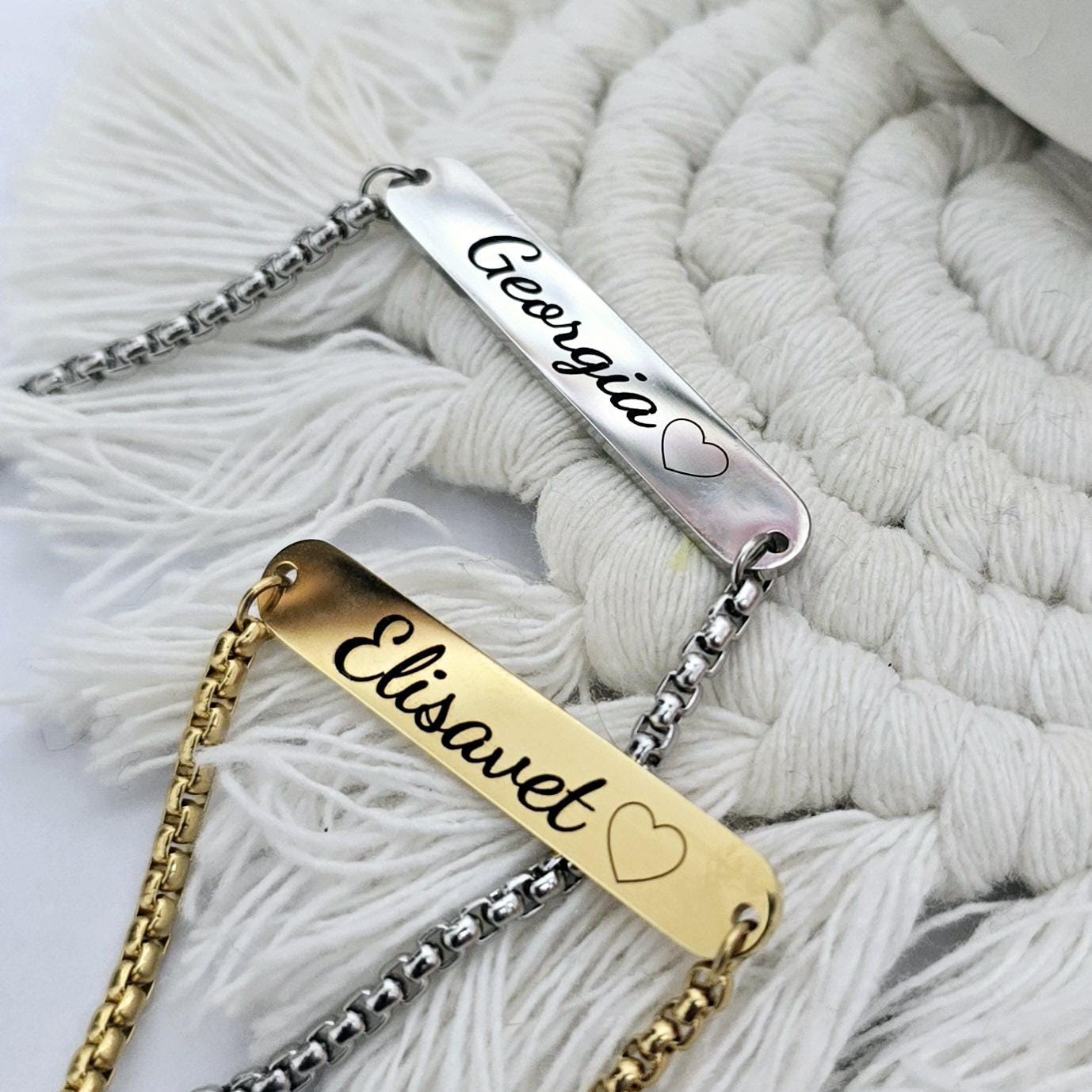 Personalized name Friendship Bracelet Engraved Adjustable , Sister Grandma Auntie Mama Gift Personalized , Morse Code memorial bracelet