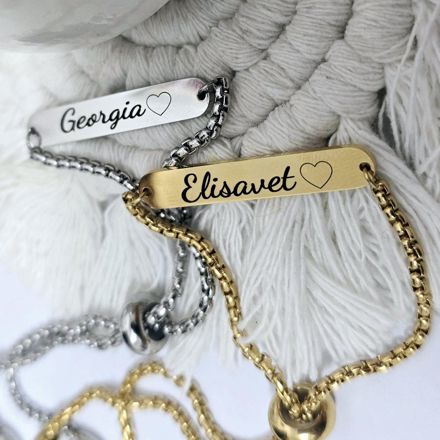Personalized name Friendship Bracelet Engraved Adjustable , Sister Grandma Auntie Mama Gift Personalized , Morse Code memorial bracelet