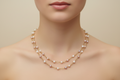 Long Freshwater Pearl Necklace – Gold or Silver