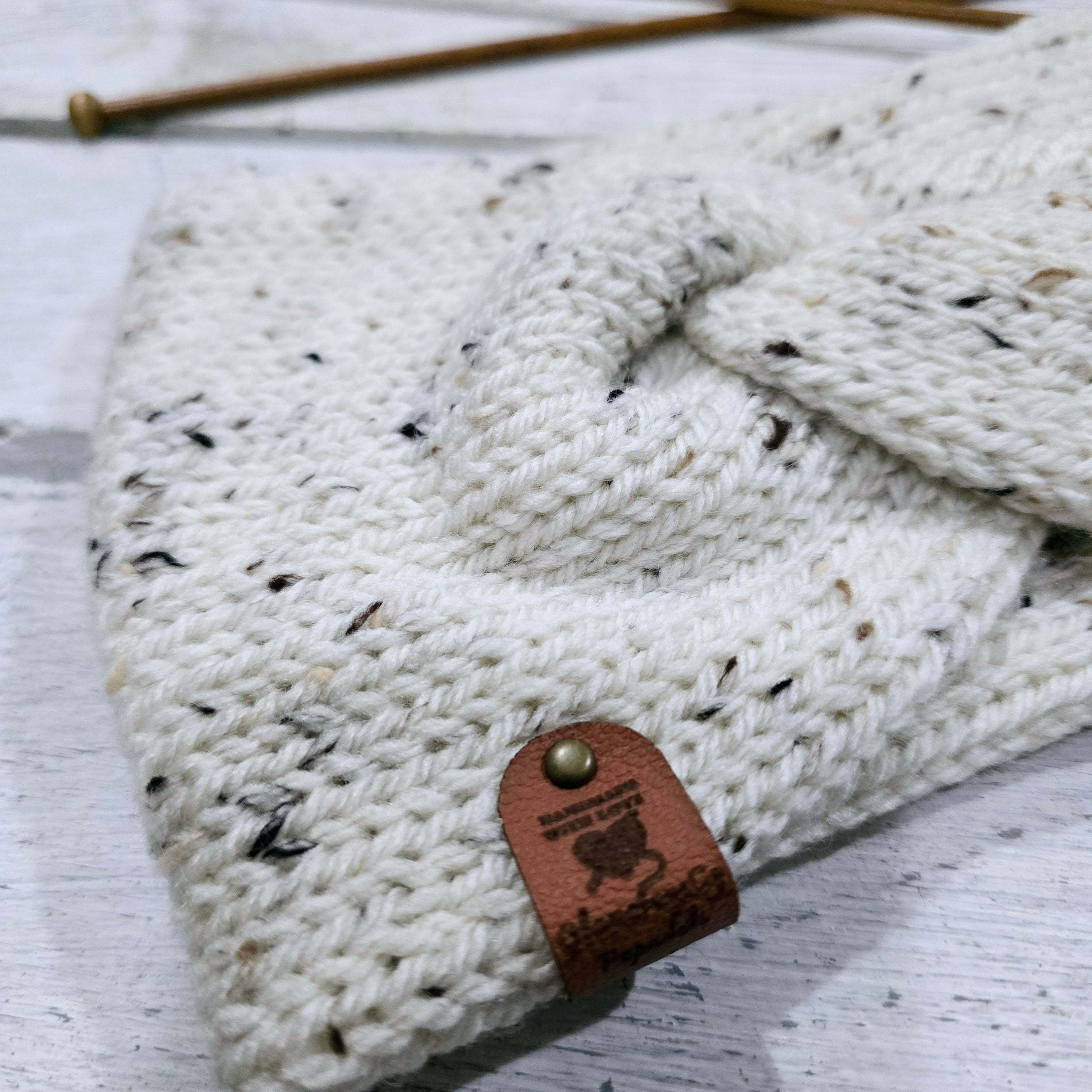 Wide twisted headband earwarmer